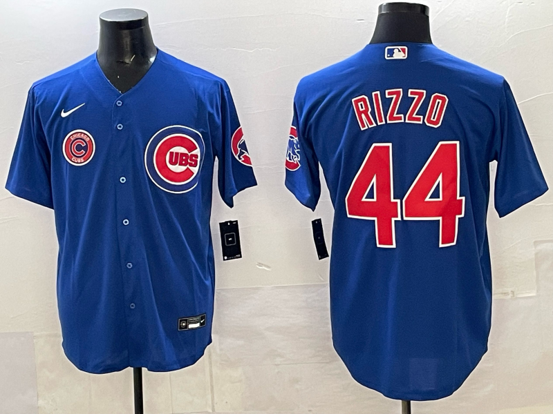 Men Chicago Cubs #44 Rizzo blue Nike MLB 2025 jersey 006